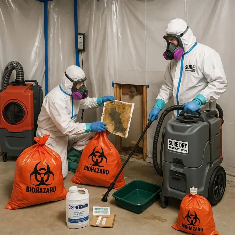 Contaminated Water Handling Protocols process in Mound City, KS